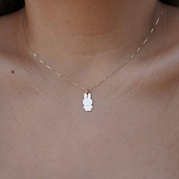 14k Solid Gold Rabbit Charm | Everyday Jewelry | Fine Jewelry | - Picture 9 of 10